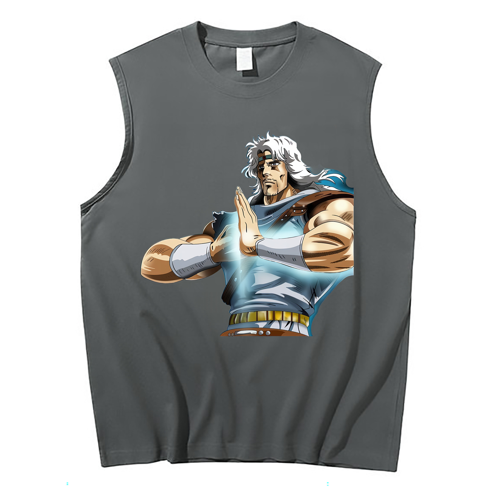 （画像用） 北斗の拳 Fist of the North Star コットン100％タンクトップ（フロントプリント）